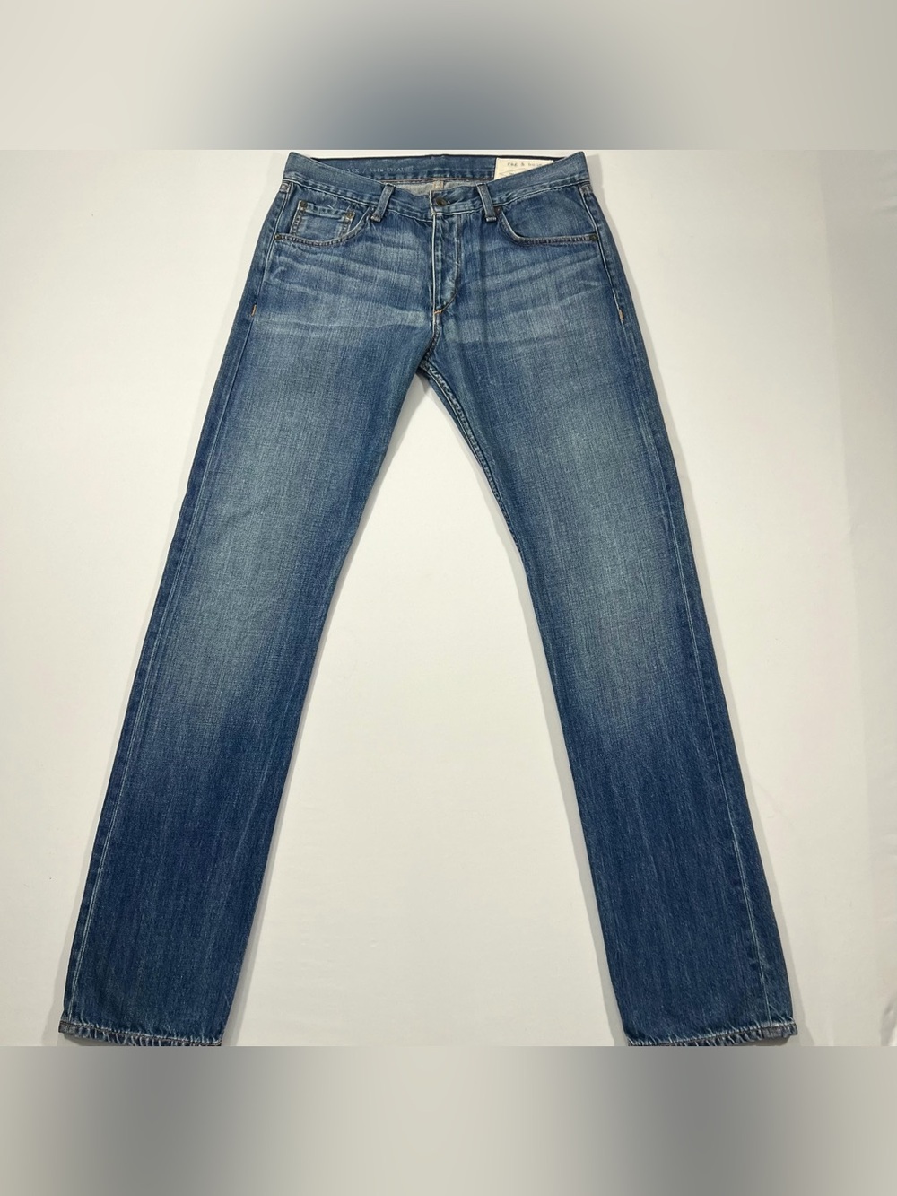 Rag & Bone Dumont Slim Straight Button Fly Jeans Mens 32x33